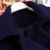 Len áo khoác nữ đoạn ngắn 2017 mùa thu và mùa đông Hàn Quốc phiên bản của Nizi hoang dã phù hợp với cổ áo nhỏ hương thơm sinh viên áo len áo phao nữ dáng ngắn cao cấp Áo khoác ngắn