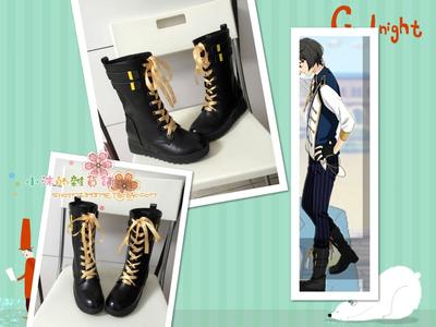 taobao agent Idol Fantasy Festival Knights, Shuojian Yueyue COSPLAY shoes boots, boots, lace -up boots