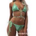 Bộ bikini gợi cảm đính sequin châu Âu và châu Mỹ mới áo tắm Amazon áo tắm nữ ba điểm bùng nổ đồ bơi nữ Bikinis