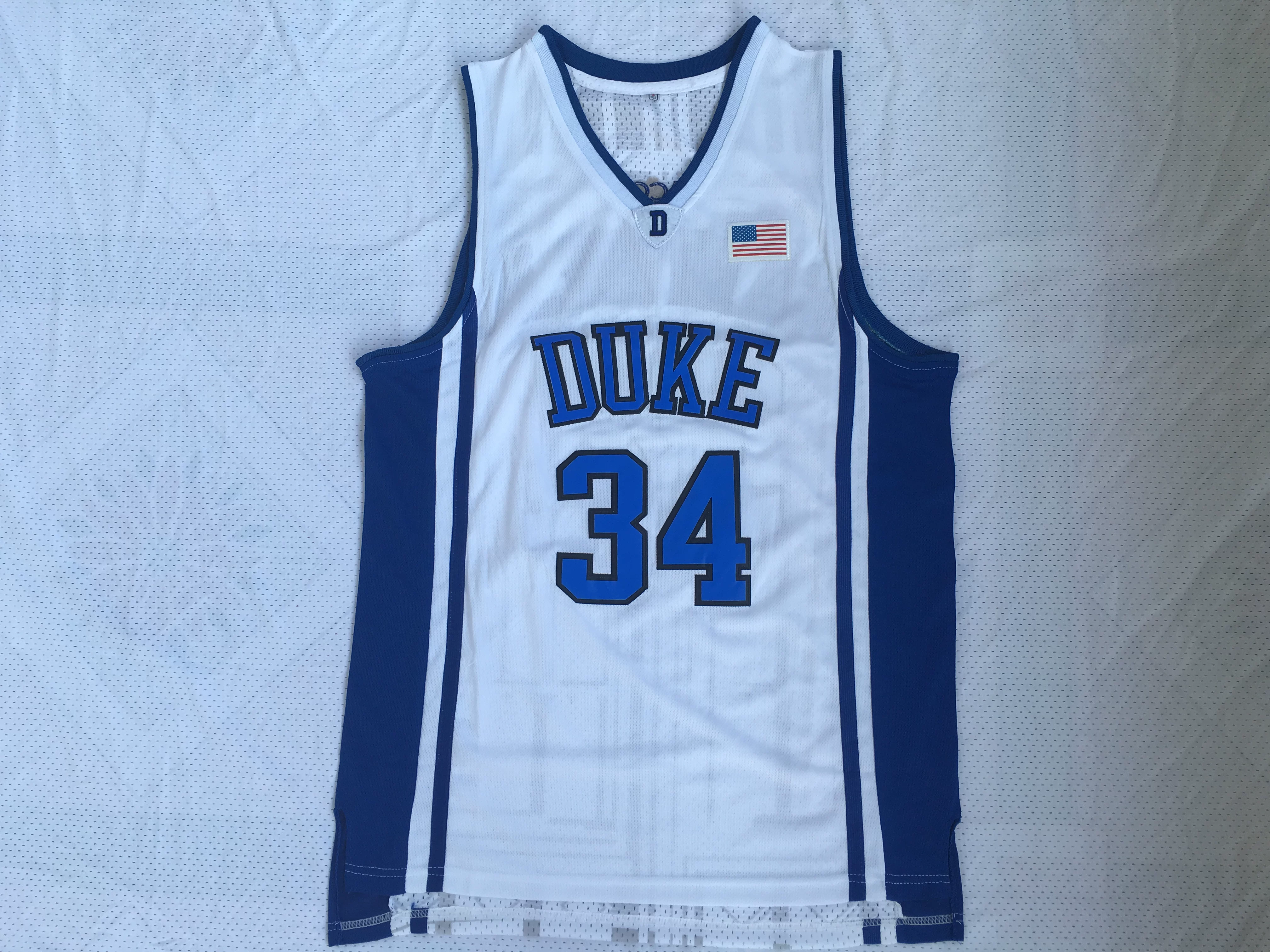 NCAA Ciri Irly Alan Alan British Bagel Carter Carter Blue Devils University E Embroidery Basketball Uniform
