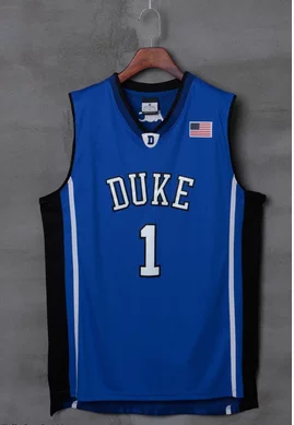 NCAA Ciri Irly Alan Alan British Bagel Carter Carter Blue Devils University E Embroidery Basketball Uniform