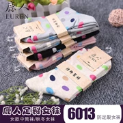 Deer 6013 chống chân nứt nữ vớ trong ống vớ mùa xuân và mùa thu cotton mỏng thoáng khí mồ hôi vớ nữ ống vớ chống nứt