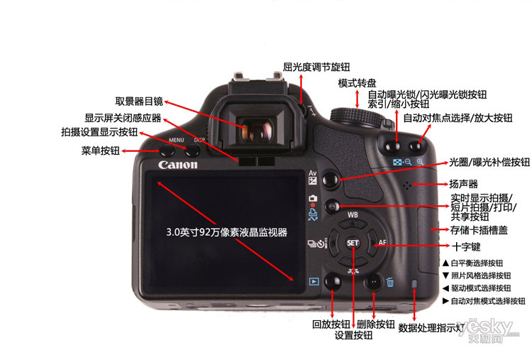 相机批发canon/佳能eos 550d套机 入门单反数码相机正品 高清特价