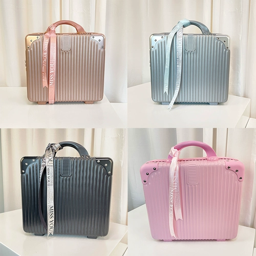 Портативный чемодан, портативная коробка, ретро маленькая сумка-органайзер, 14 дюймов, 16 дюймов