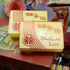 Коробка 八十九十年代老香皂盒肥皂盒囍来临影视影楼橱窗拍摄道具