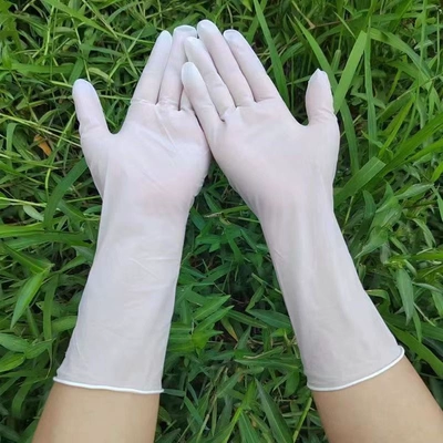 Găng tay dùng một lần cấp thực phẩm PVC phục vụ nướng cao su trong suốt dày cao su nitrile nhà bếp bảo vệ đặc biệt bao ngón tay chống tĩnh điện 