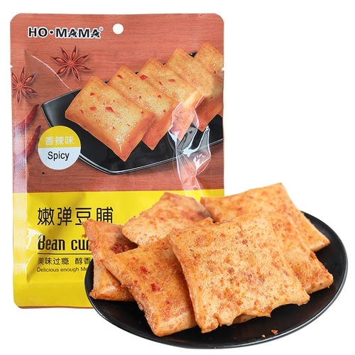 Homaba Spicy Beef Barbecue Artive Milk Milk Soft Sake Spectyty Snack Fish Tofu Tofu TOFU закуски 118G