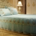 Ren bên băng lụa mat giường váy ba mảnh có thể tháo rời gấp 1.8m giường bao gồm loại đôi mùa hè băng mat váy giường Váy Petti