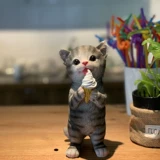 Симуляция кошачья настольная складка Симпатичная гостиная гостиная спальня спальня