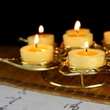 Семь -звездочные крепленты фонаря Ландшафт Лотос Буддийский частый фонарь 4 часа свеча лезвия лезвия