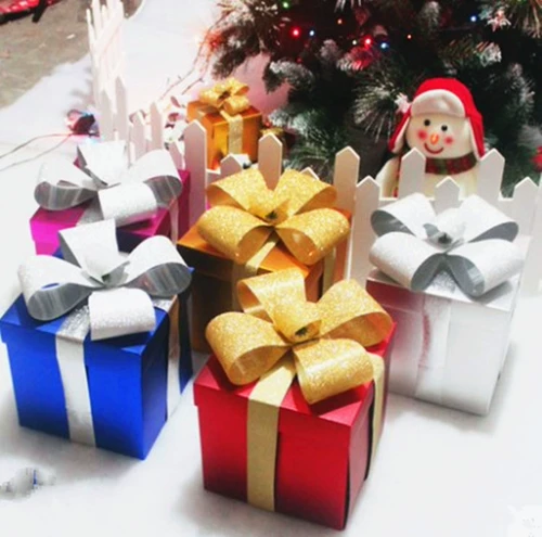 Весенний рождественский макет, украшение, отельная подарочная коробка, подарок на день рождения