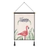 Flamingo vải treo sơn treo vải mét hộp bìa vải Mỹ sofa vải nền phòng khách trang trí tấm thảm tấm thảm