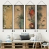 bức tranh Trung Quốc hiện đại sơn tường vải tấm thảm hiên vẽ bức tranh trang trí phòng khách phòng trà vải bối cảnh treo thảm trang trí - Tapestry Tapestry