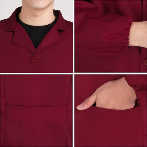 Униформа медсестры для работы подходит для мужчин и женщин, износостойкий нагрудник, увеличенная толщина