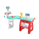 Детская реалистичная игрушка, комплект, семейная униформа медсестры, стетоскоп, косплей, 3 лет