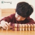Soopsori domino trẻ em xây dựng khối 30 miếng dành cho người lớn giáo dục đồ chơi nội tạng bằng gỗ quà tặng thời thơ ấu - Khối xây dựng