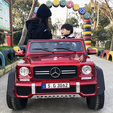 Электромобиль детский 超大双座奔驰g儿童电动车四轮越野遥控宝宝汽车小孩玩具车可坐人