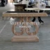 Mu Wei cao cấp tùy chỉnh nội thất hội trường rắn chạm khắc bàn Mỹ cổ điển mới lối vào bảng châu Âu GC545 - Bàn / Bàn