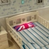 Tùy chỉnh trẻ em trẻ em của sheets người thông giường lớp 1 m trẻ em giường với hộ lan tôn sóng cậu bé cô gái rắn giường gỗ cot giường ngủ đơn giản Giường