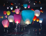 Мечтайте о огненном фестивале Flight Dream Confucius фонарь с свечой благословение на день рождения
