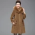 Áo khoác lông cừu nữ 2018 mùa đông Áo lông cho phụ nữ lông cáo mới - Faux Fur áo lông nam Faux Fur