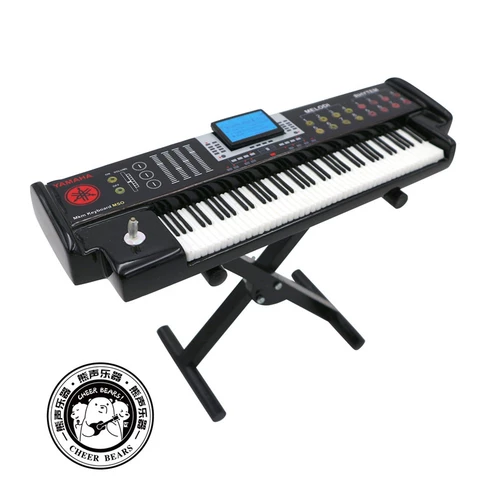 Маленький синтезатор, синтезированная клавиатура, фигурка, декор, ювелирное украшение