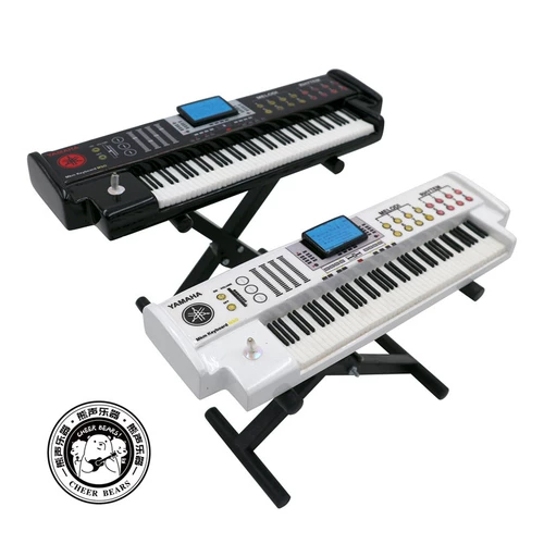 Маленький синтезатор, синтезированная клавиатура, фигурка, декор, ювелирное украшение