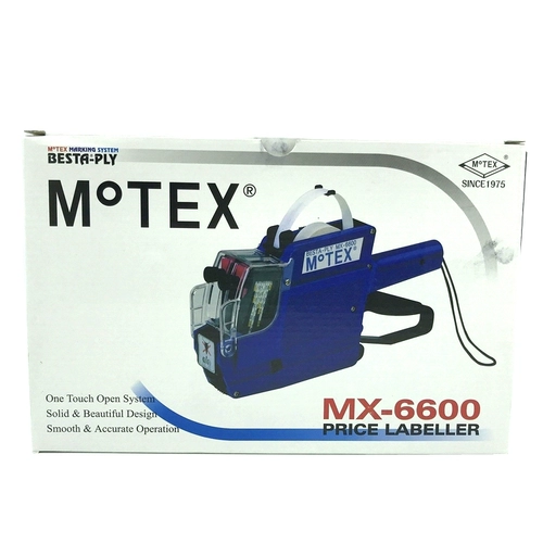 Корейский Motex Modern Si MX-6600 Двух рядовой двойной печать Procomples Procomples Price Proce Offosing Tag Машина Код продукта Код