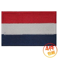 Hà lan cờ armband dán vải, thêu nhãn dán, chương Velcro thêu chương epaulettes có thể được tùy chỉnh miếng dán vết rách quần áo