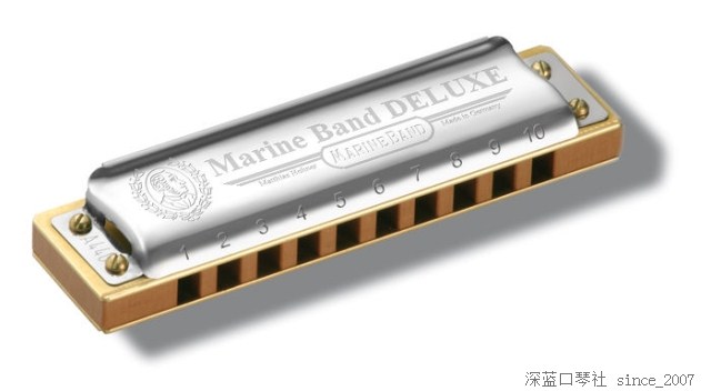 hohner marine band deluxe 十孔布魯斯口琴(新版)