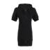 Của phụ nữ dài trùm đầu dây kéo ngắn tay màu rắn áo len giản dị hoang dã lực lượng cửa hàng 0757 đầm đẹp giá rẻ Áo len