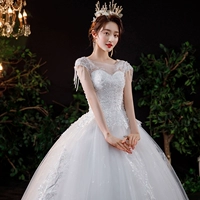 Звездное небо из жемчуга для принцессы для невесты для беременных, новая коллекция, открытые плечи