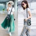 Mùa hè túi nhỏ nữ 2018 mới của Hàn Quốc phiên bản của vải hoang dã dọc nhỏ vai túi Messenger thay đổi túi điện thoại di động