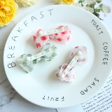 Pet Cards Summer Wave Dot Chefon Bow Hair Clip Teddy Yorkyonal Malzis Dog Clip Headrress