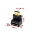 HDMI2.0 phiên bản 90 độ góc khuỷu tay phải 270 độ cách mạng hdmi chuyển đổi đầu mở rộng đầu treo tường TV 4k - TV tivi sony 40 inch TV