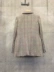 Áo kẻ sọc thêu hoa nhỏ phù hợp với áo khoác nữ phiên bản Hàn Quốc 2018 mùa thu mới khí chất mỏng kiểm tra bộ vest sang trọng Business Suit