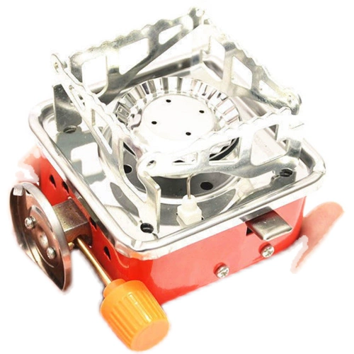 Открытая мини -складная карта -тип печи портативная кемпинговая печь.