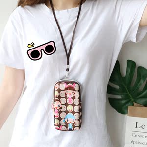 Thể thao túi điện thoại di động nữ Hàn Quốc dễ thương treo cổ túi nhỏ đặc biệt cung cấp ngoài trời mùa hè chạy cổ tay túi túi cánh tay túi để điện thoại