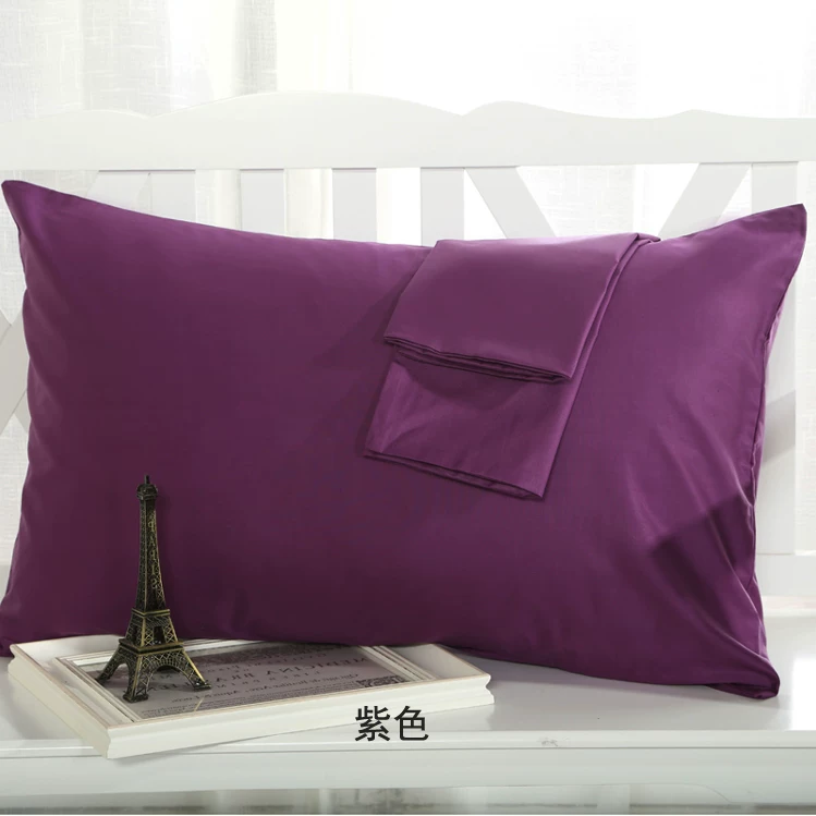 White cotton pillowcase, black cloth