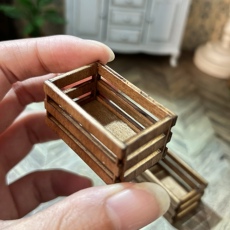 bjd场景道具娃屋 微缩木框盒ob11食玩bjd六分八分兵人盲盒潮玩娃娃屋场景道具迷你