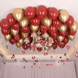 Gemstone Red Balloon Birthday Wedding Romantic Wedding Room Декоративный гранат красный воздушный шар китайский красный свадебный украшение