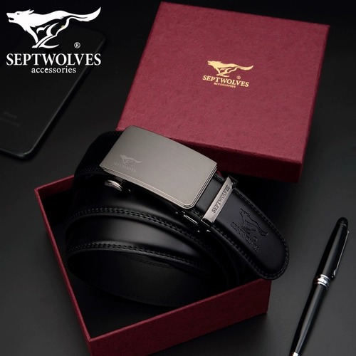 Septwolves, мужской ремень, высококлассные штаны, горка, из натуральной кожи