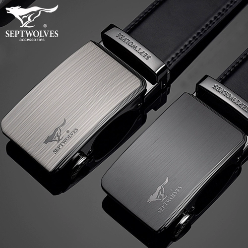 Septwolves, мужской ремень, высококлассные штаны, горка, из натуральной кожи