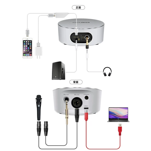 Ixi M2 Plus II Live K Song Overd Sound Card