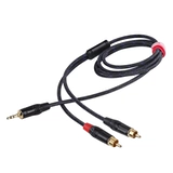 Jiasound One Point Two Audio Cable 3,5 об / мин 6,5 об / мин Dual RCA Lotus Head Computer Audio Cable