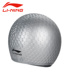 Li Ning LINING Bubble Caps Kem chống nắng không thấm nước Đầu thoải mái Unisex Đen Earmuffs Silicone 	mũ bơi trùm tai	 Mũ bơi