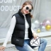 Vest nữ xuống cotton Hàn Quốc áo ngắn xuân hè thu đông 2018 mới vest không tay áo khoác cotton áo khoác vest đầm dài qua gối cho tuổi trung niên Áo vest
