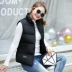 Vest nữ xuống cotton Hàn Quốc áo ngắn xuân hè thu đông 2018 mới vest không tay áo khoác cotton áo khoác vest