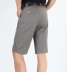 Mùa hè người đàn ông trung niên của bông cắt quần trung niên cha nạp cao eo phần mỏng 7 quần cộng với chất béo phù hợp với quần short quần ngố bò 3/4 Jeans