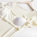 Phương thức nightdress nữ mùa hè đàn hồi thoải mái với ngực pad rời phần mỏng váy nhà váy kích thước lớn lỏng
